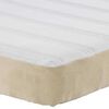 vidaXL Bed Mattress with Mattress Green 140 x 190 cm Fabric