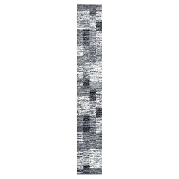 vidaXL Runner Rug BCF Grey 60x450 cm