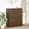 vidaXL Sideboard with Drawers Brown Oak 71x35x84 cm Engineered Wood