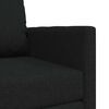 vidaXL Folding Sofa Bed 61cm Black Fabric