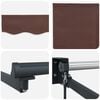 vidaXL Manual Retractable Awning Brown 300x250 cm
