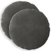 vidaXL Cushion with Pillow HEERLEN 2 pcs Dark Grey Velvet