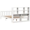 vidaXL Bookcase Bed without Mattress White 140x190 cm Solid Wood Pine