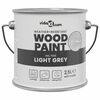 vidaXL Wood Paint Grey 2.5 L Wall Print