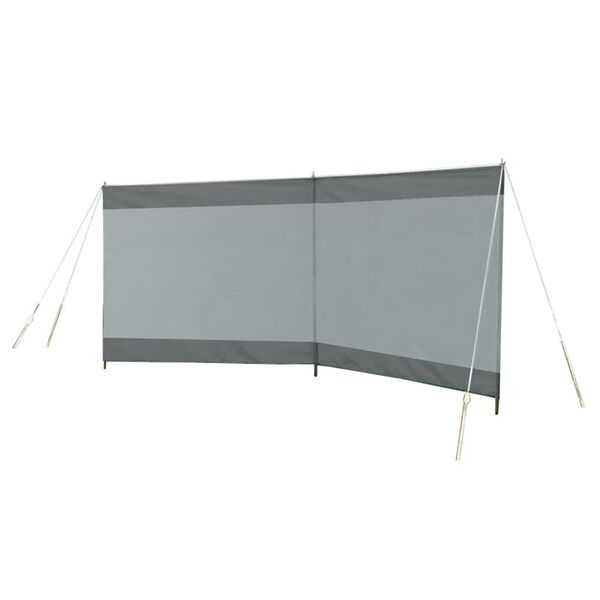 Bo-Camp Windbreak Ellen 150x140cm Grey and Anthracite 2 Parts