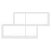 vidaXL Wall Shelf White 100x18x53 cm Engineered Wood