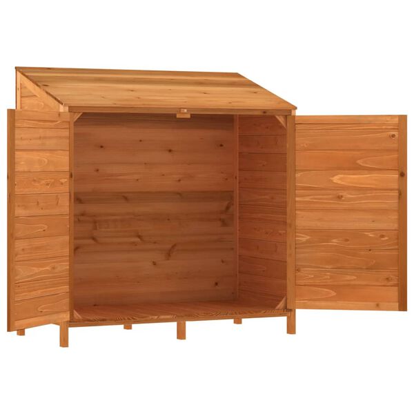vidaXL Garden Shed Brown 102x52x112 cm Solid Wood Fir
