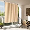 vidaXL Outdoor Roller Blind Orange and White 200x270 cm Fabric&Steel