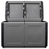 vidaXL Garden Storage Box 96x53x57 cm 230 L Dark Grey and Black