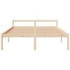 vidaXL Senior Bed without Mattress 200x200cm Solid Wood Pine