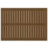 vidaXL Wall Headboard Honey Brown 127.5x3x90 cm Solid Wood Pine