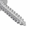 vidaXL Wood Screws 2 pcs Silver M4 x 20 mm Steel
