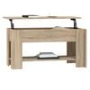 vidaXL Coffee Table Sonoma Oak 101x49x52 cm Engineered Wood