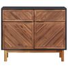 vidaXL Sideboard 90x33.5x75 cm Solid Acacia Wood and MDF