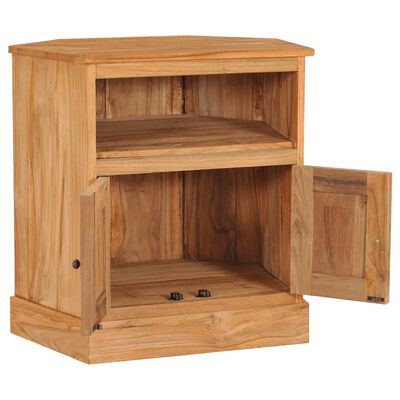 vidaXL Corner Sideboard 60x45x60 cm Solid Teak Wood