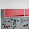 vidaXL Tool Cabinet Red and grey 100 x 25 x 35 cm Powder-coated steel