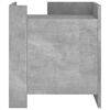 vidaXL Bedside Cabinet Concrete Grey 45x50x50 cm Engineered Wood