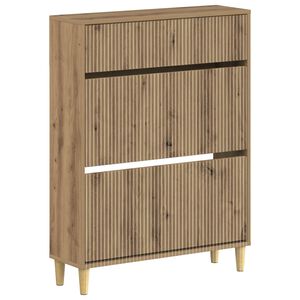 vidaXL Shoe Cabinet ARNHEM 78 x 24 x 103 cm Engineered Wood