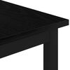 vidaXL Coffee Table Black Oak 50 x 50 x 36 cm Engineered Wood