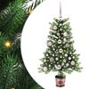 vidaXL Christmas Tree with 150 LEDs with Stand Green 90 cm PE