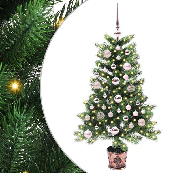 vidaXL Christmas Tree with 150 LEDs with Stand Green 90 cm PE