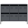 vidaXL Sideboard&nbsp;Anthracite 101.5x39x73.5 cm Cold-rolled Steel