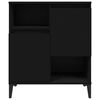 vidaXL Sideboard Black 60x35x70 cm Engineered Wood