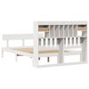 vidaXL Bookcase Bed without Mattress White 160x200 cm Solid Wood Pine