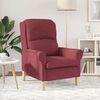 vidaXL Armchair Wine red 76 x 94 x 102 cm Fabric