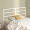 vidaXL Bed Headboard White 146x4x100 cm Solid Wood Pine