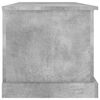 vidaXL Storage Box Concrete Grey 70x40x38 cm Engineered Wood
