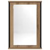 vidaXL Bathroom Mirror Cabinet Artisan Oak 42x12x60 cm Engineered Wood
