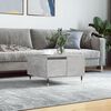 vidaXL Coffee Table Concrete Grey 55x55x36.5 cm Engineered Wood