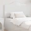 vidaXL Headboard with Headboard Gloss White 75 cm Engineered wood