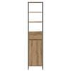 vidaXL Bathroom Cabinet Artisian Oak 40 x 30 x 180 cm Engineered Wood