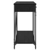 vidaXL Console Table Black Oak 100 x 39 x 78.5 cm Engineered Wood