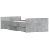 vidaXL Bed Frame without Mattress Concrete Grey 90x200 cm