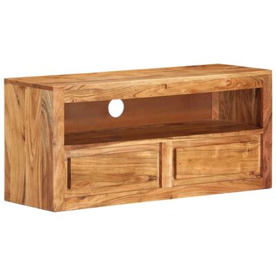 vidaXL TV Cabinets 2 pcs 88x30x40 cm Solid Wood Acacia