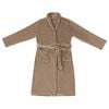 vidaXL Bathrobe without Hood Camel L Flannel