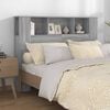 vidaXL Headboard Cabinet Grey Sonoma 140x18.5x104.5 cm