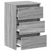 vidaXL Bed Cabinets 2 pcs Grey Sonoma 40x35x62.5 cm Engineered Wood