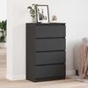 vidaXL Sideboard Black 60x35x98.5 cm Engineered Wood