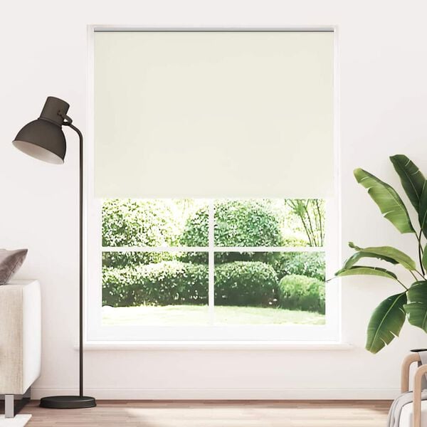vidaXL Roller blind blackout 164.4x230 cm Fabric Width 160 cm off white
