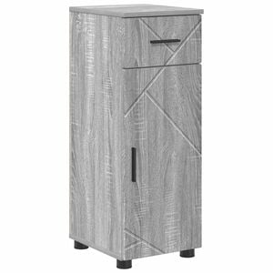 vidaXL Bathroom Cabinet Grey Sonoma 30 x 35 x 80 cm