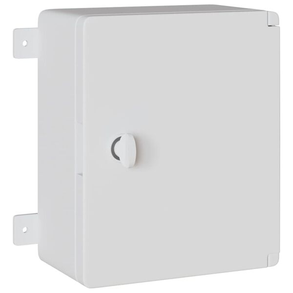 vidaXL Control Cabinet Grey 32 x 13 x 30 cm ABS Plastic