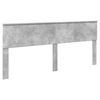 vidaXL Headboard Concrete Grey 200 cm Engineered wood
