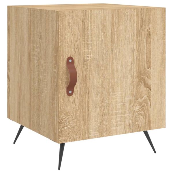 vidaXL Bedside Cabinet Sonoma Oak 40x40x50 cm Engineered Wood