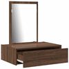 vidaXL Dressing Table Brown 60 x 40 x 70 cm Engineered Wood