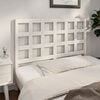 vidaXL Bed Headboard White 140.5x4x100 cm Solid Wood Pine