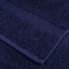 vidaXL Premium Guest Towels "SOLUND" 2 pcs Navy Blue 30x50 cm 600 gsm
